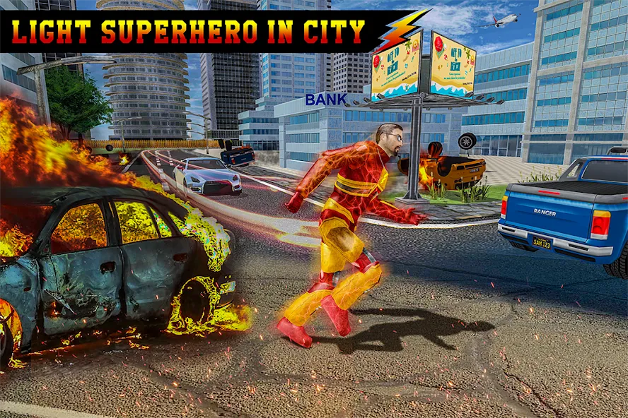 Скачать Light Superhero Speed Hero с модом — Много денег — скриншот 3