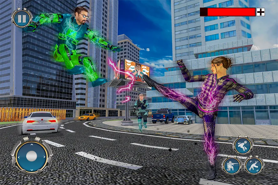Скачать Light Superhero Speed Hero с модом — Много денег — скриншот 4