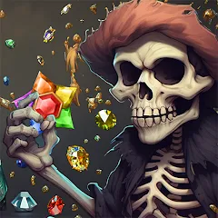 Взломанная Jewels Ghost Ship: jewel games на Андроид — Много денег и ходов