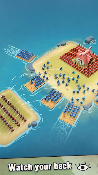 Island War Mod APK Много денег и кристаллов — Скачать на Андроид — скриншот 1