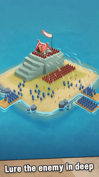 Island War Mod APK Много денег и кристаллов — Скачать на Андроид — скриншот 2