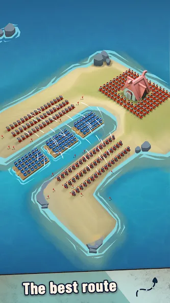 Island War Mod APK Много денег и кристаллов — Скачать на Андроид — скриншот 3