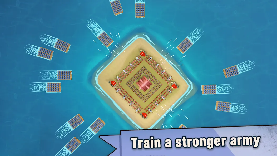 Island War Mod APK Много денег и кристаллов — Скачать на Андроид — скриншот 4