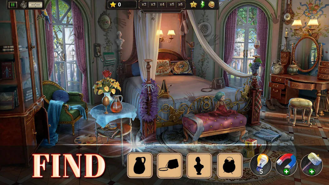 Скачать Hidden Objects: Coastal Hill с модом — Много энергии и денег — скриншот 1