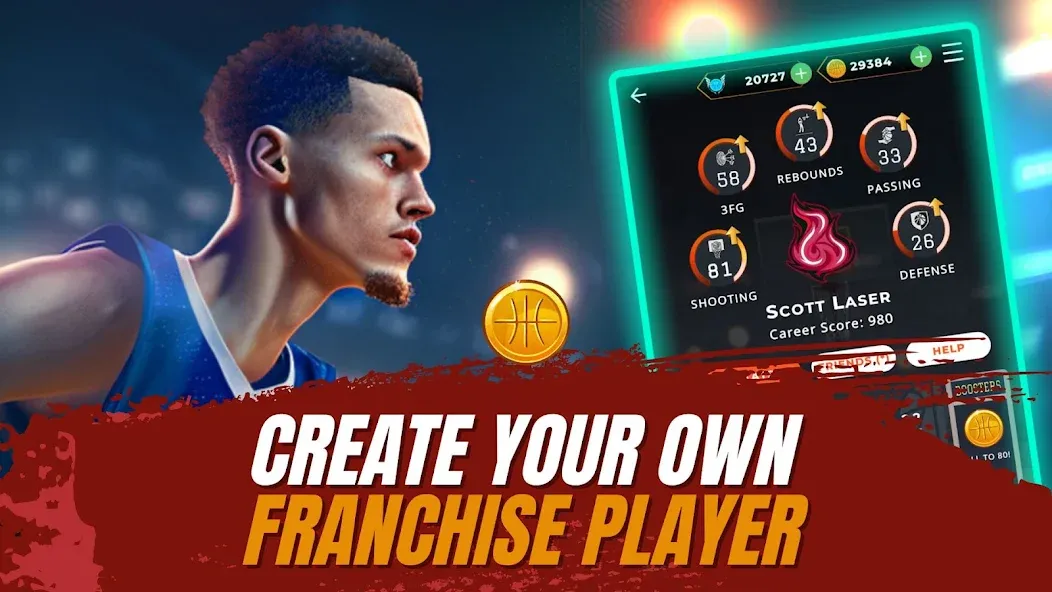 Взлом Astonishing Basketball Manager — Много денег — скриншот 2