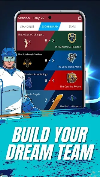 Astonishing Hockey Manager на Андроид — Мод Много денег и бесконечная энергия — скриншот 2 Astonishing Hockey Manager на Андроид — Мод Много денег и бесконечная энергия — скриншот 2