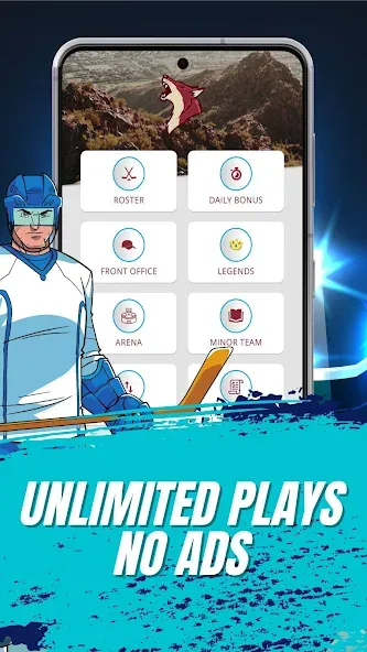 Astonishing Hockey Manager на Андроид — Мод Много денег и бесконечная энергия — скриншот 3 Astonishing Hockey Manager на Андроид — Мод Много денег и бесконечная энергия — скриншот 3