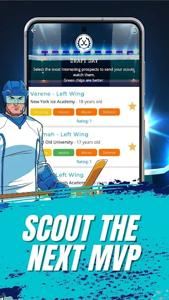 Astonishing Hockey Manager на Андроид — Мод Много денег и бесконечная энергия — скриншот 4 Astonishing Hockey Manager на Андроид — Мод Много денег и бесконечная энергия — скриншот 4