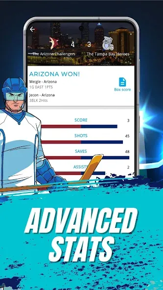 Astonishing Hockey Manager на Андроид — Мод Много денег и бесконечная энергия — скриншот 5