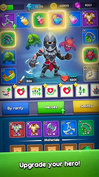Magic Archer: fantasy rpg game — Взломанная версия (Много денег и кристаллов) — скриншот 1