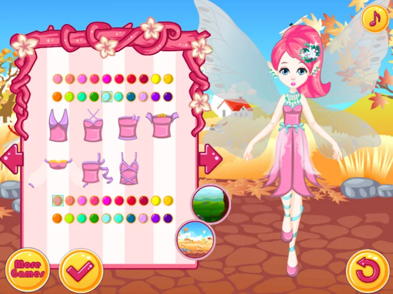 Fairy Dress Up - Girls Games — Мод: Все открыто — скриншот 2 Fairy Dress Up - Girls Games — Мод: Все открыто — скриншот 2