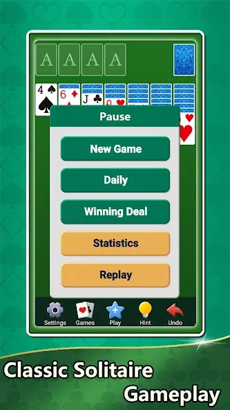 Скачать Aged Solitaire Collection на телефон — Все пасьянсы разблокированы — скриншот 2