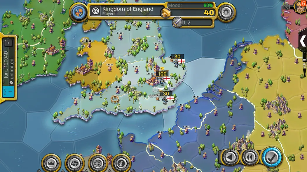 Скачать взломанную Age of Conquest IV — Разблокирована полная версия — скриншот 2
