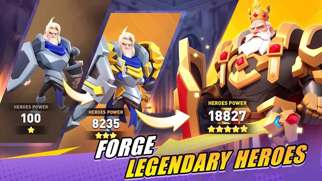 Valor Legends: Idle RPG MOD APK на Android — Много денег — скриншот 4
