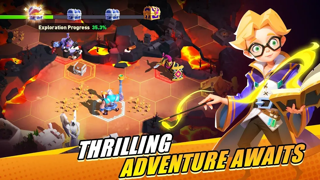 Valor Legends: Idle RPG MOD APK на Android — Много денег — скриншот 5