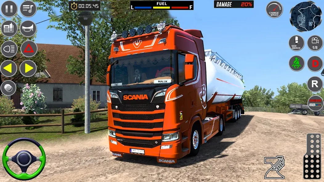 Скачать взлом Oil Tanker Transport Simulator на Андроид — Много денег — скриншот 2