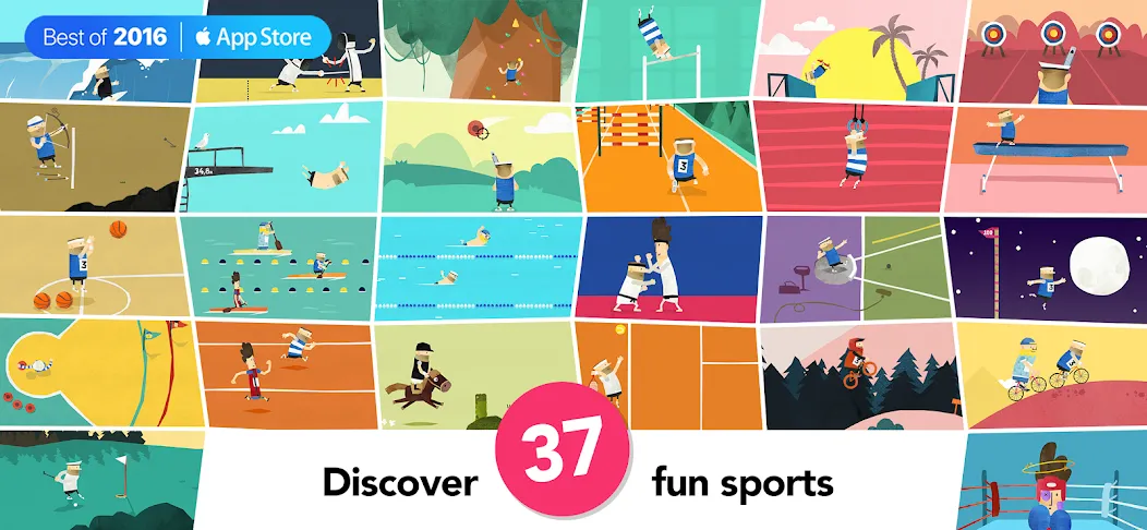 Скачать Fiete Sports - 37 Sport Games — Всё открыто — скриншот 1
