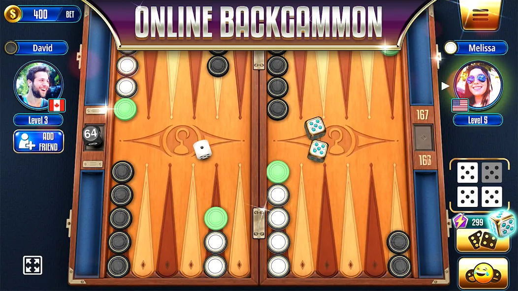 Backgammon Legends Online Mod APK Все ходы отменены — Скачать на Андроид — скриншот 1 Backgammon Legends Online Mod APK Все ходы отменены — Скачать на Андроид — скриншот 1