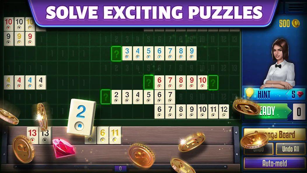 Взлом Rummy Club — Много денег — скриншот 2