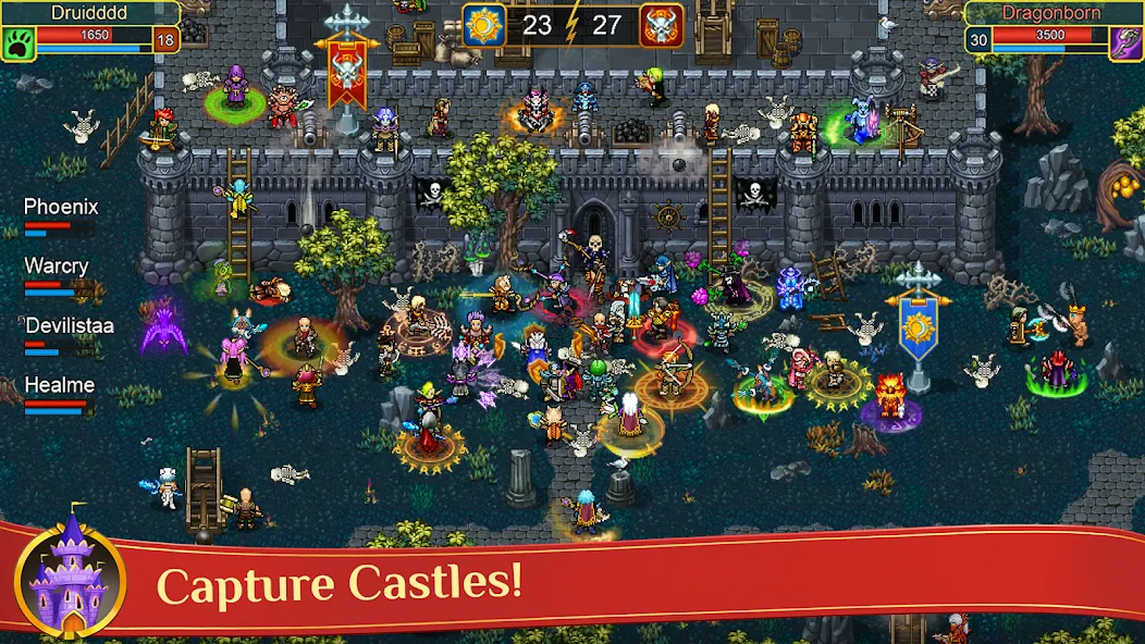 Warspear Online (MMORPG, RPG) MOD APK на Android — Много денег и бессмертие — скриншот 2