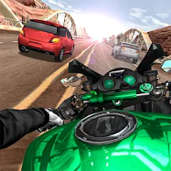 Взлом Moto Rider In Traffic — Много денег и без рекламы
