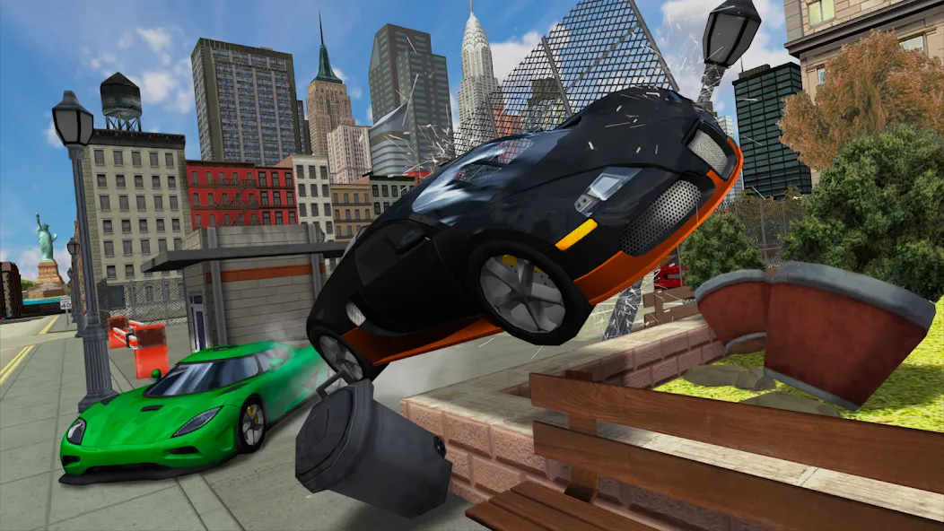 Car Driving Simulator: NY MOD APK — Много денег — скриншот 2 Car Driving Simulator: NY MOD APK — Много денег — скриншот 2
