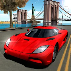 Car Driving Simulator: NY MOD APK — Много денег