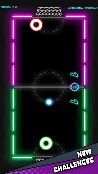 Скачать Air Hockey Glow HD Ultimate 2D с модом — Все столы и шайбы разблокированы — скриншот 1 Скачать Air Hockey Glow HD Ultimate 2D с модом — Все столы и шайбы разблокированы — скриншот 1