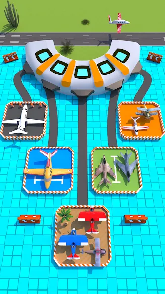 Runway Parking Jam Mod APK Много денег и без рекламы — Скачать на Андроид — скриншот 5