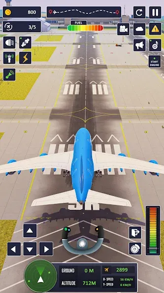Скачать Airplane Game Flight Simulator MOD APK — Много денег и всё разблокировано — скриншот 2