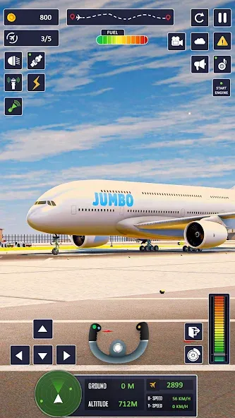 Скачать Airplane Game Flight Simulator MOD APK — Много денег и всё разблокировано — скриншот 4