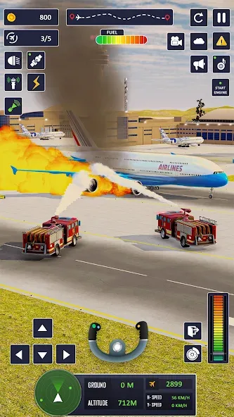 Скачать Airplane Game Flight Simulator MOD APK — Много денег и всё разблокировано — скриншот 5