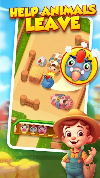 Скачать Farm Fun - Animal Parking Game на телефон — Много денег — скриншот 3