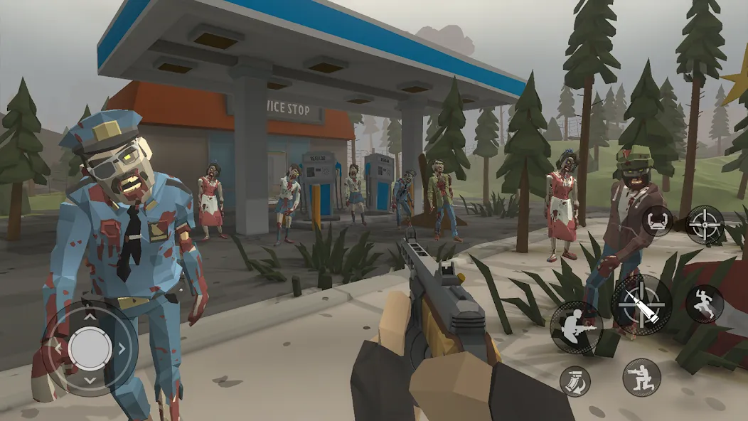 Скачать The Walking Zombie 2: Shooter на Андроид — Много денег и патронов — скриншот 5