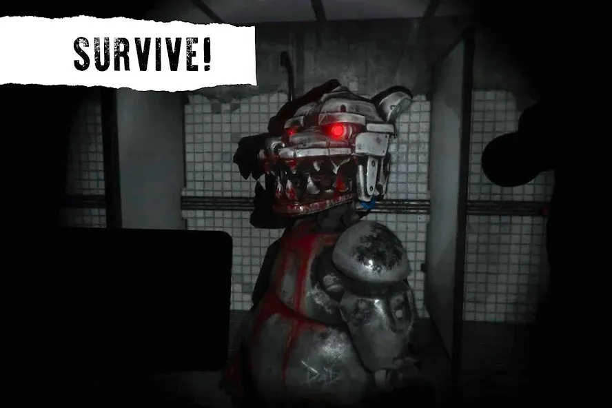 CASE: Animatronics Horror game — Мод: Бессмертие и все открыто — скриншот 1