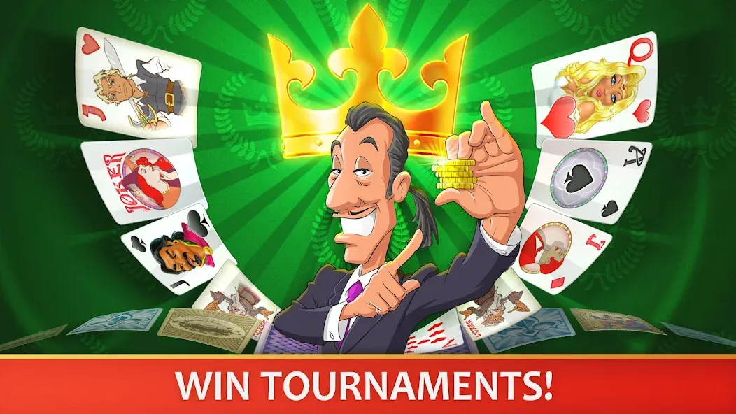 Solitaire Perfect Match — Мод: Без рекламы — скриншот 5