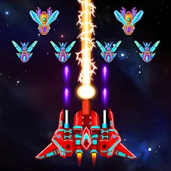 Скачать Galaxy Attack: Shooting Game — Модификация Много денег и кристаллов