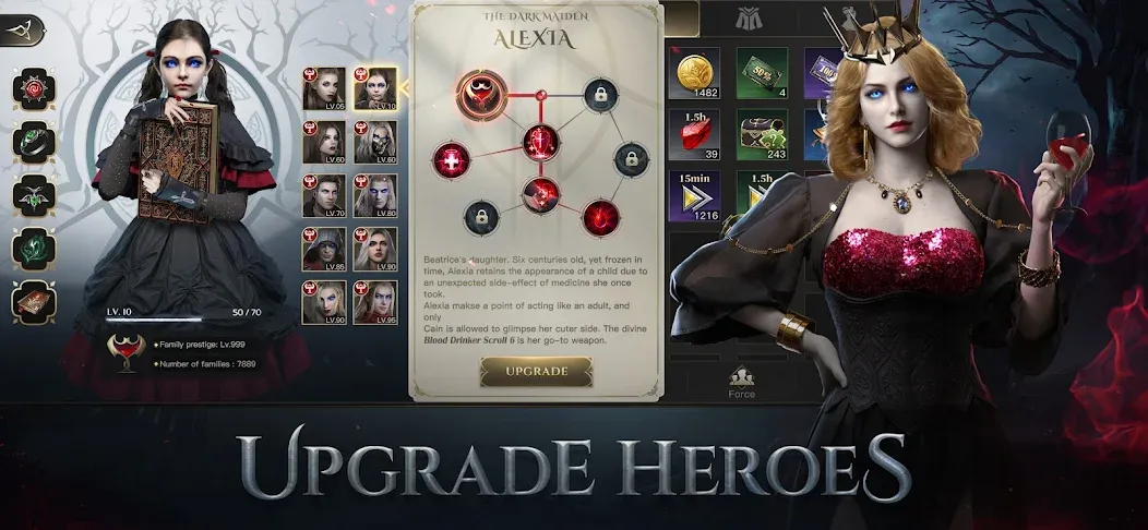 Nations of Darkness MOD APK на Android — Много денег и ресурсов — скриншот 4