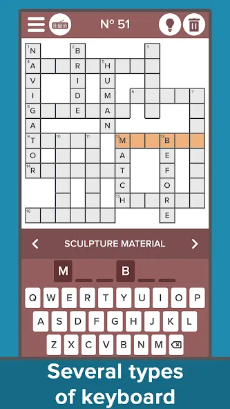 Crossword: Grand collection MOD APK — Все уровни открыты и без рекламы — скриншот 2
