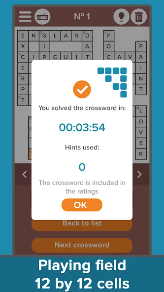 Crossword: Grand collection MOD APK — Все уровни открыты и без рекламы — скриншот 4