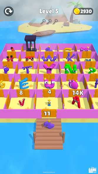 Скачать Alphabet Battle: Room Maze на Android — Бесмертие и много денег — скриншот 4 Скачать Alphabet Battle: Room Maze на Android — Бесмертие и много денег — скриншот 4
