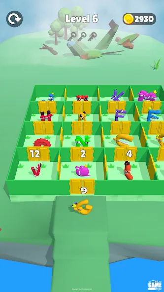 Скачать Alphabet Battle: Room Maze на Android — Бесмертие и много денег — скриншот 5