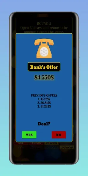 Скачать Deal or No Deal на телефон — Много денег — скриншот 3