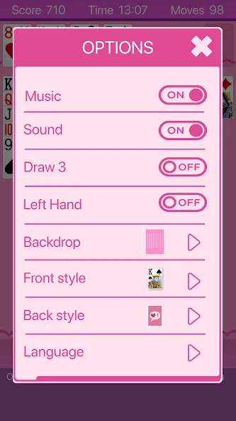 Скачать Pink Solitaire на Андроид — Много денег — скриншот 4