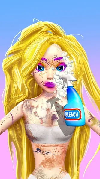 Doll Makeover - DIY 3D Dolly на Андроид — Мод Много денег — скриншот 2 Doll Makeover - DIY 3D Dolly на Андроид — Мод Много денег — скриншот 2