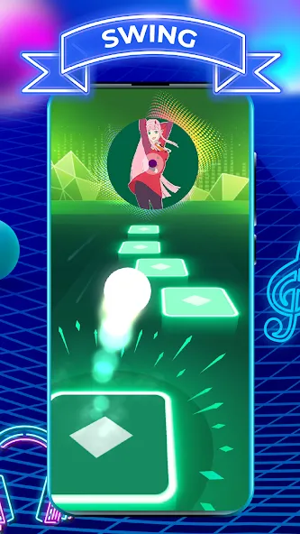 Tiles Hop: EDM Rush — Много денег — скриншот 1 Tiles Hop: EDM Rush — Много денег — скриншот 1