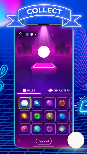 Tiles Hop: EDM Rush — Много денег — скриншот 2 Tiles Hop: EDM Rush — Много денег — скриншот 2
