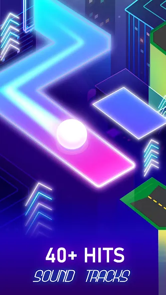Dancing Ballz: Magic Tiles — Много денег и без рекламы — скриншот 1
