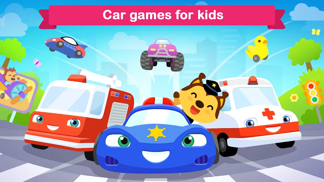 Car games for kids & toddler Mod APK Все открыто — Скачать на Андроид — скриншот 1
