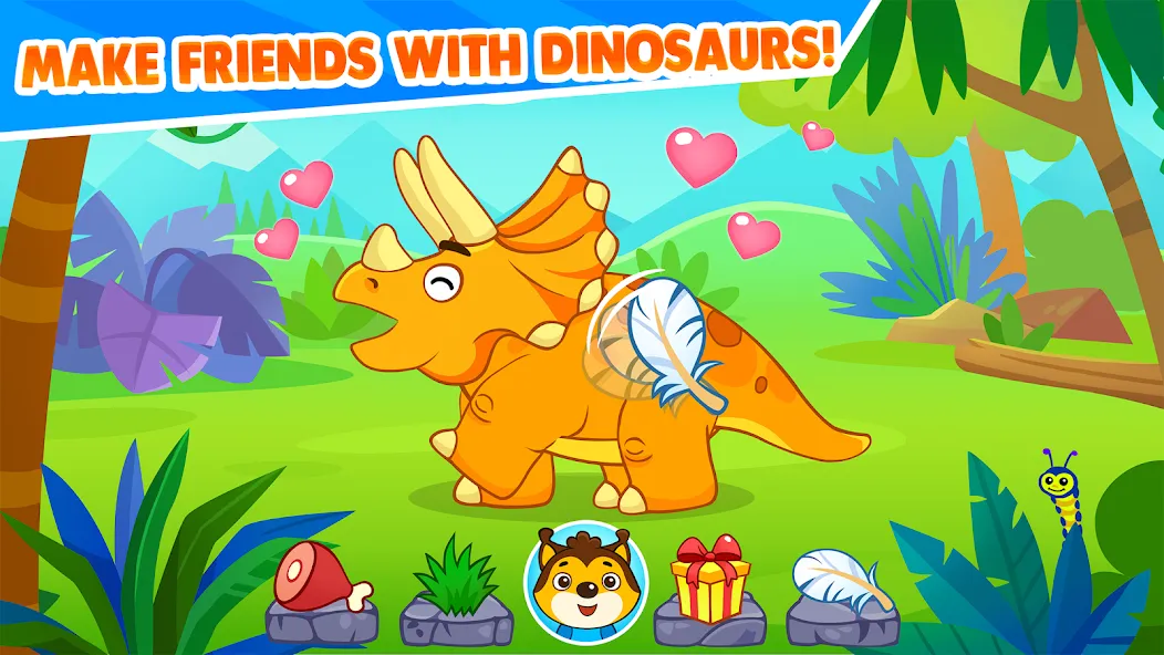 Скачать взломанную Dinosaur games for toddlers — Все открыто — скриншот 4 Скачать взломанную Dinosaur games for toddlers — Все открыто — скриншот 4